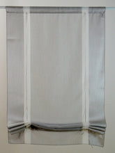 Bändchenraffrollo Raffrollo grau BxH 60x135cm